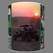 Pictures of Haspin Acres on Mug with green dividers